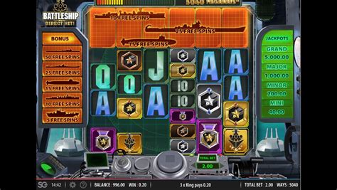 battleship direct hit slots